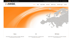 Desktop Screenshot of anse.eu
